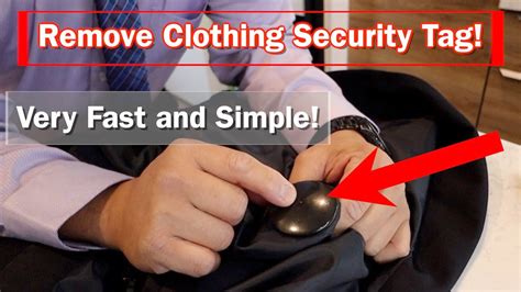 removing rfid tag from clothing|removing security tags from clothing.